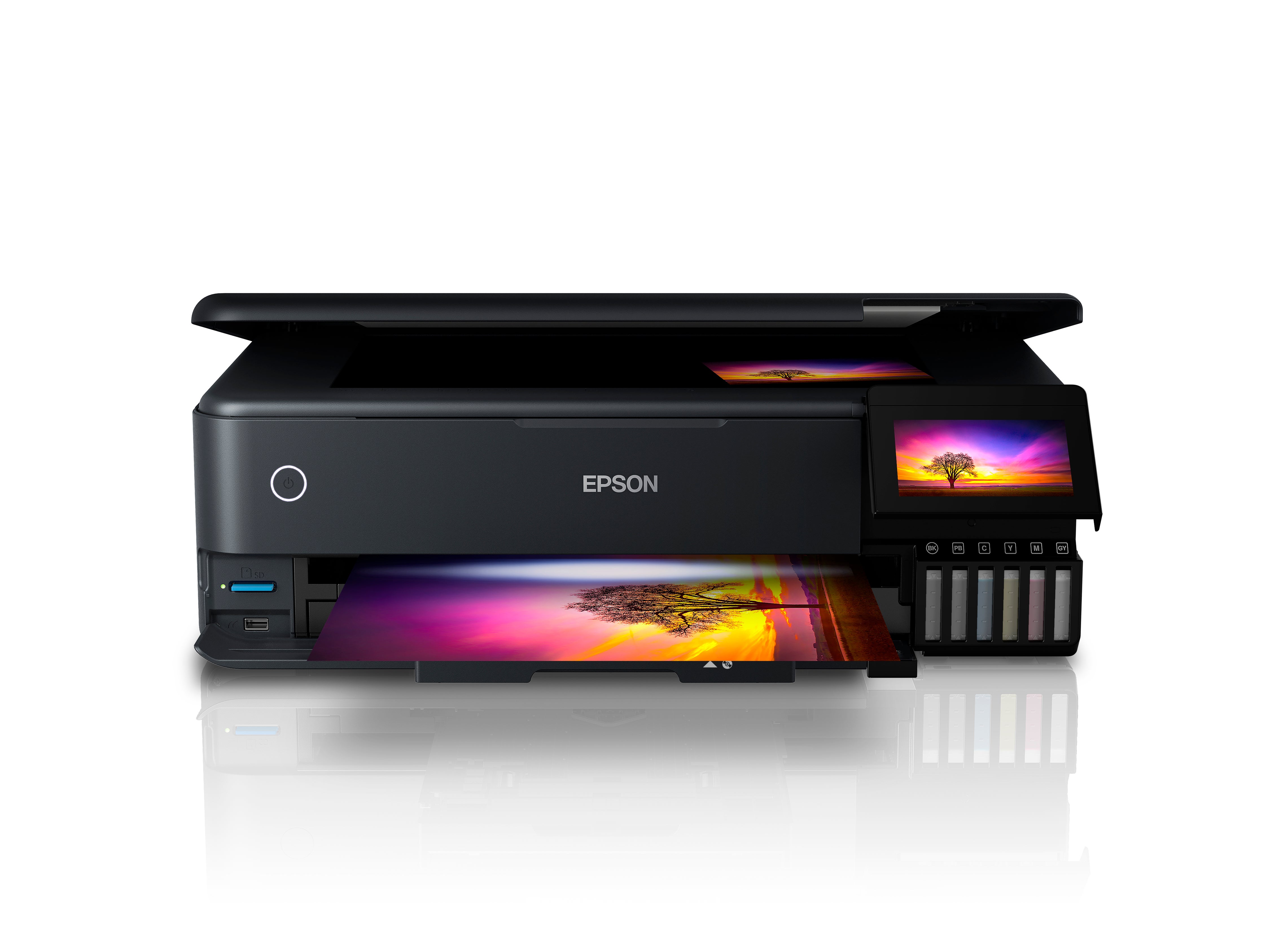 EPSON EP-813A プリンター・スキャナー エプソン EP-813A インクジェット複合機、6色独立で写真も文書もキレイ