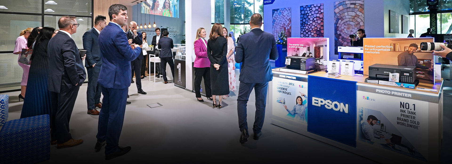 استرجع لحظة افتتاح مركز ابتكار إبسون