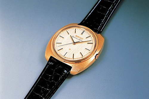 World’s first analogue quartz watch