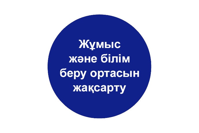 Жұмыс және білім беру ортасын жақсарту