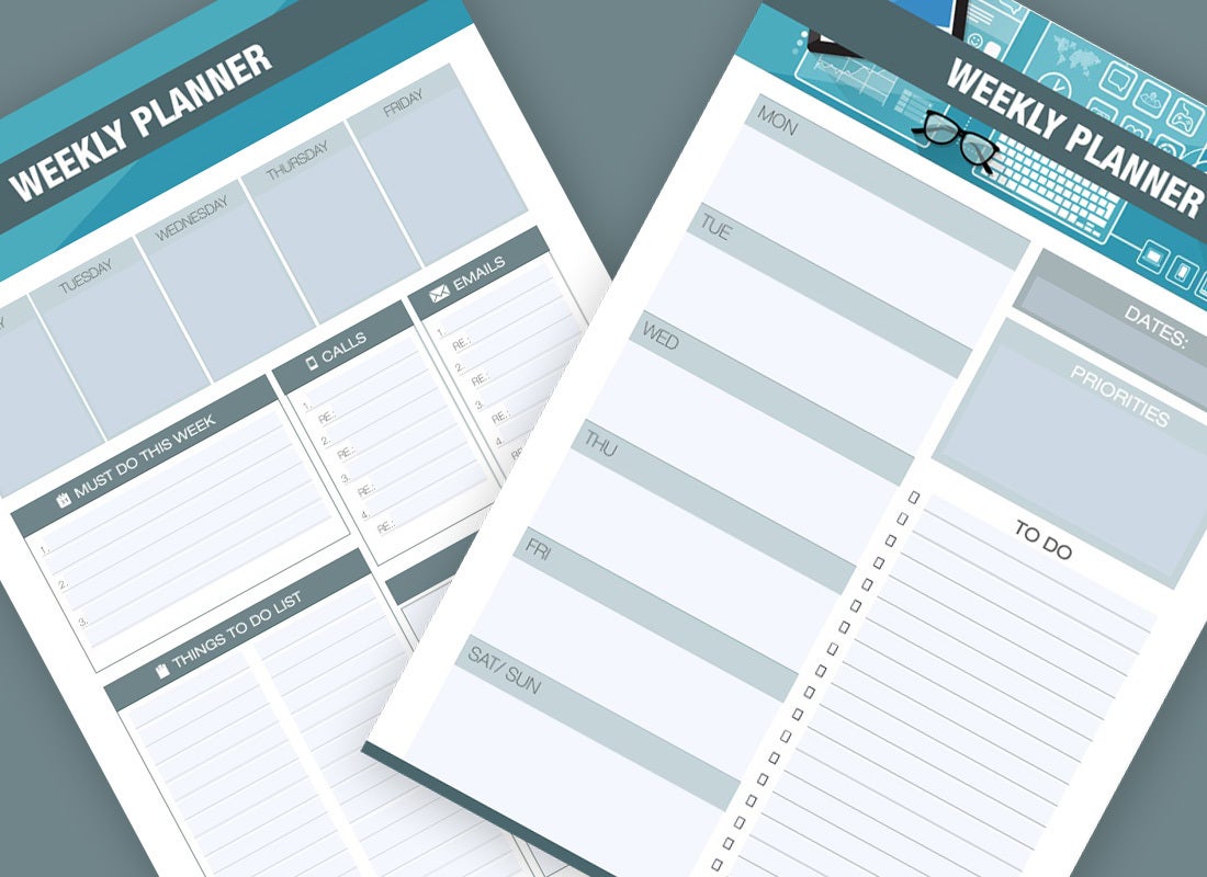Weekly Planning Templates