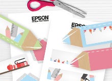 Pencil-themed gift bags