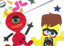 Paper monsters
