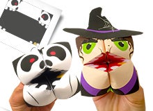 Halloween paper toys
