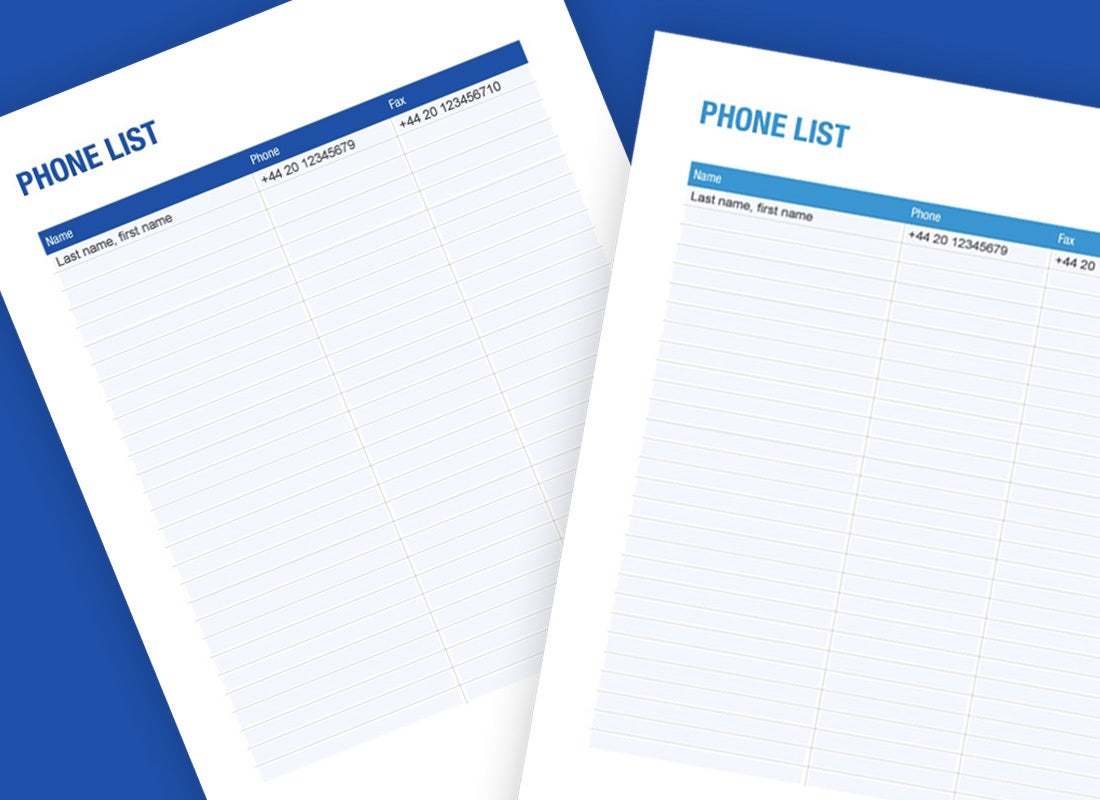 Phone List
