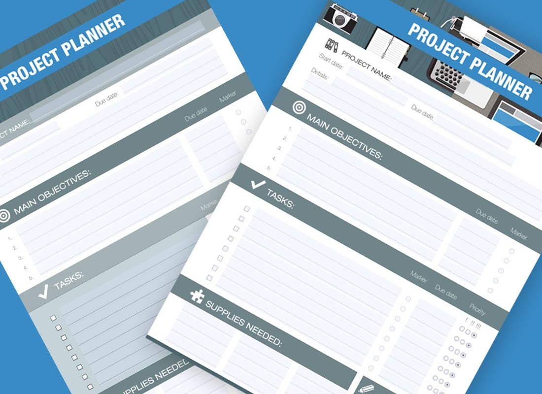 Project planning templates