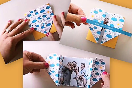 Valentine's origami cards