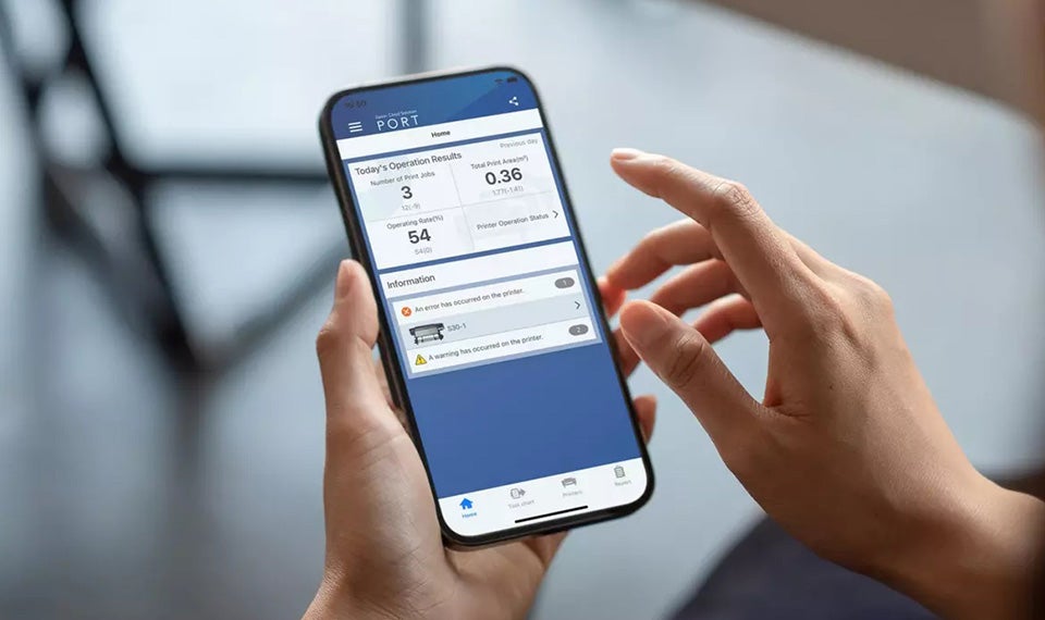 Monitor production on the move