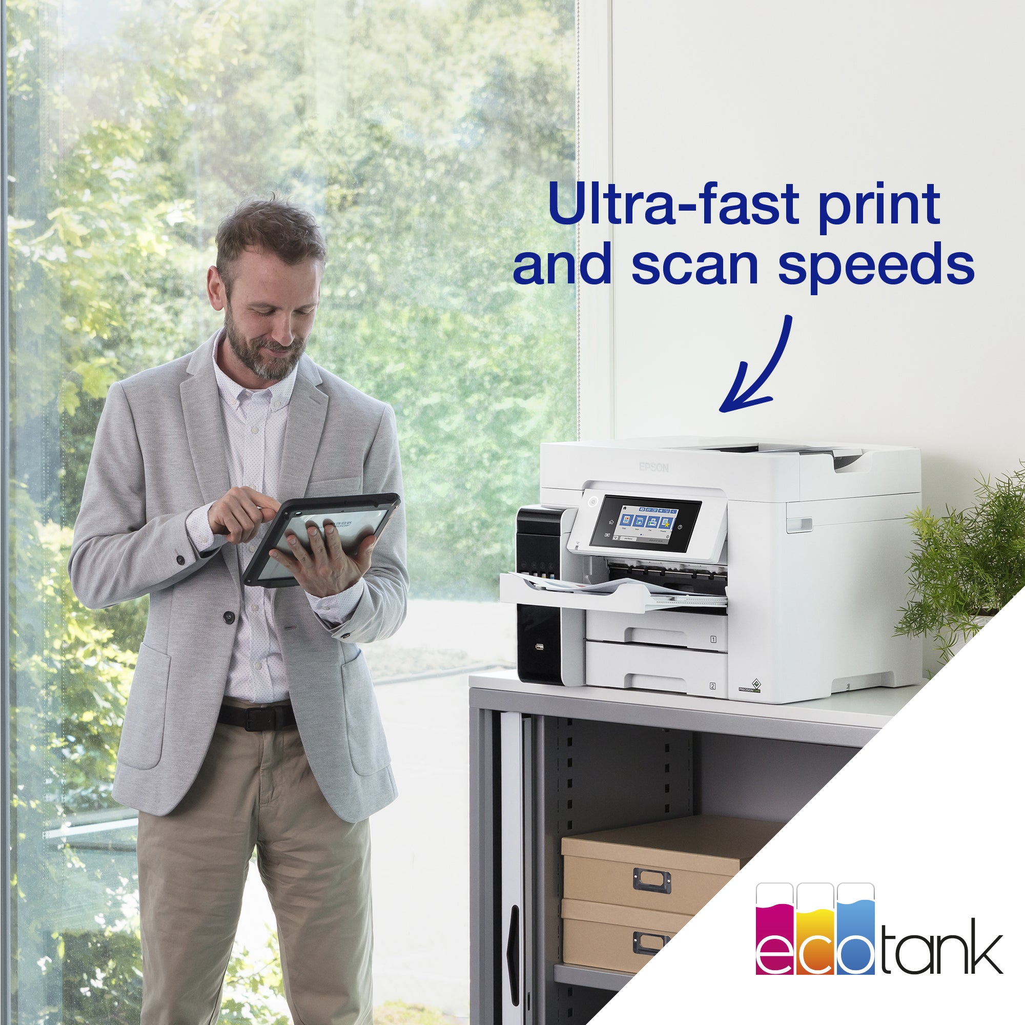 EcoTank L6580 A4 Multifunction Wi-Fi Ink Tank Printer with Scan